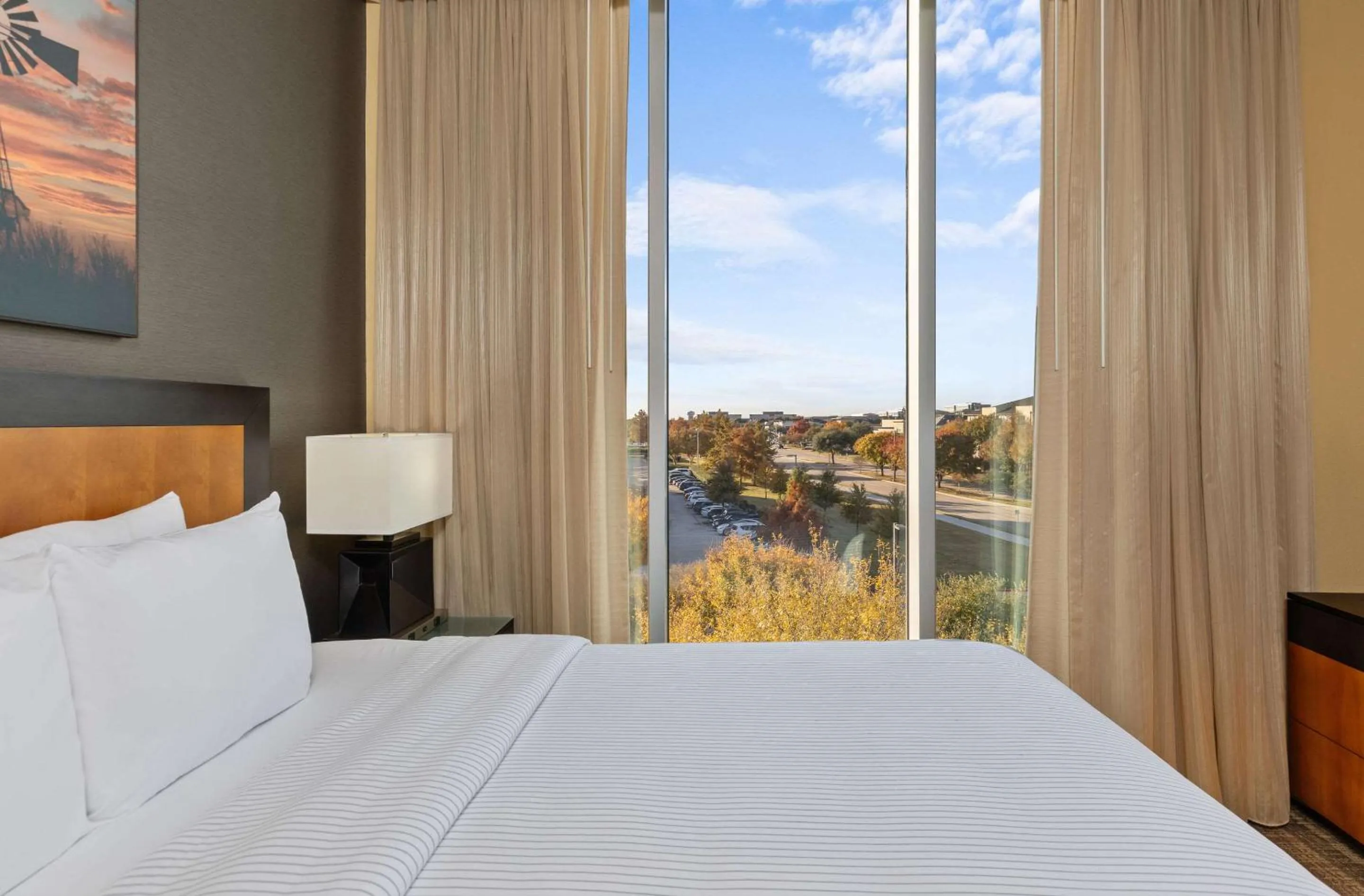 Bedroom, Bed in Cambria Hotel Plano - Frisco