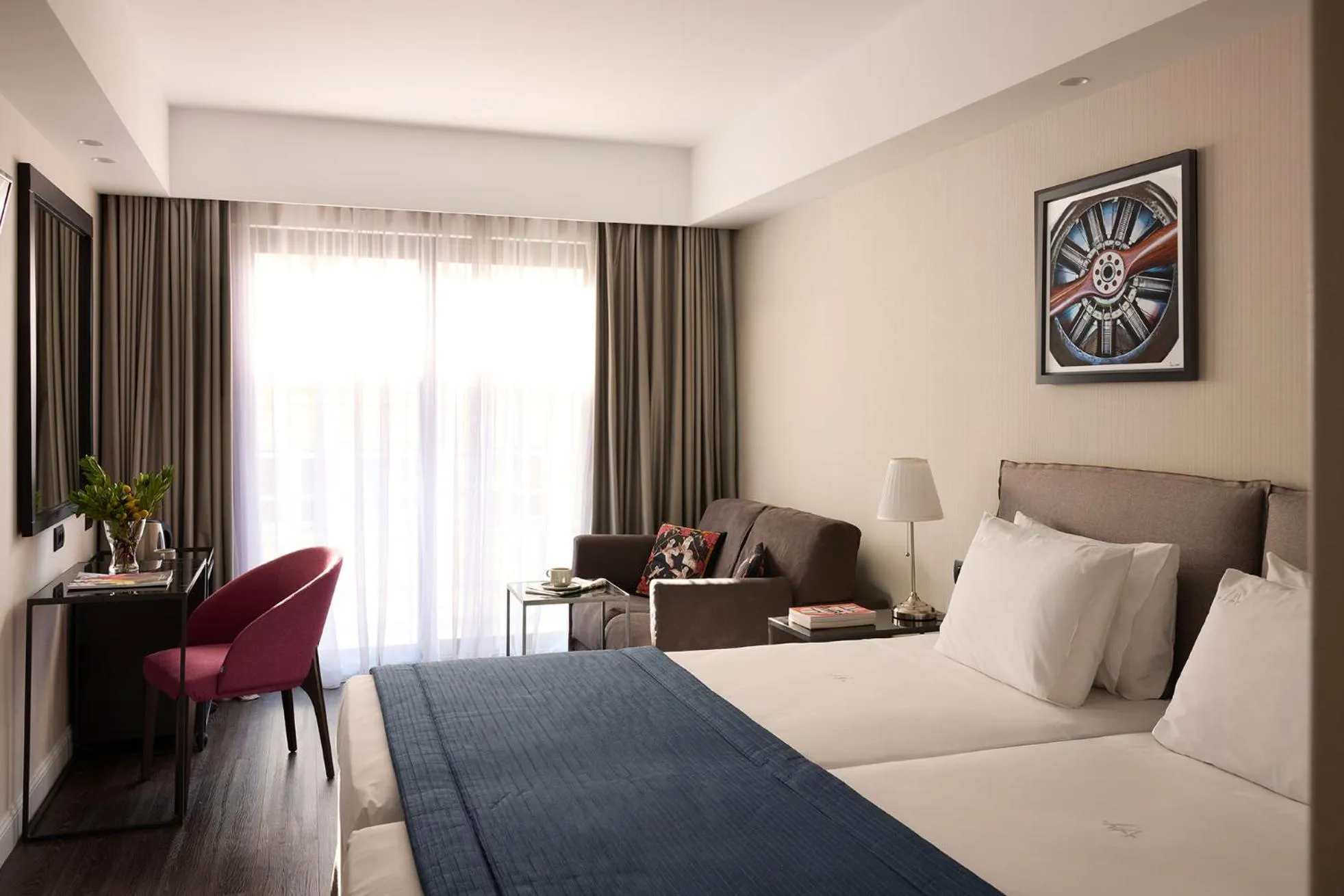 Bed in Astor Hotel Athens