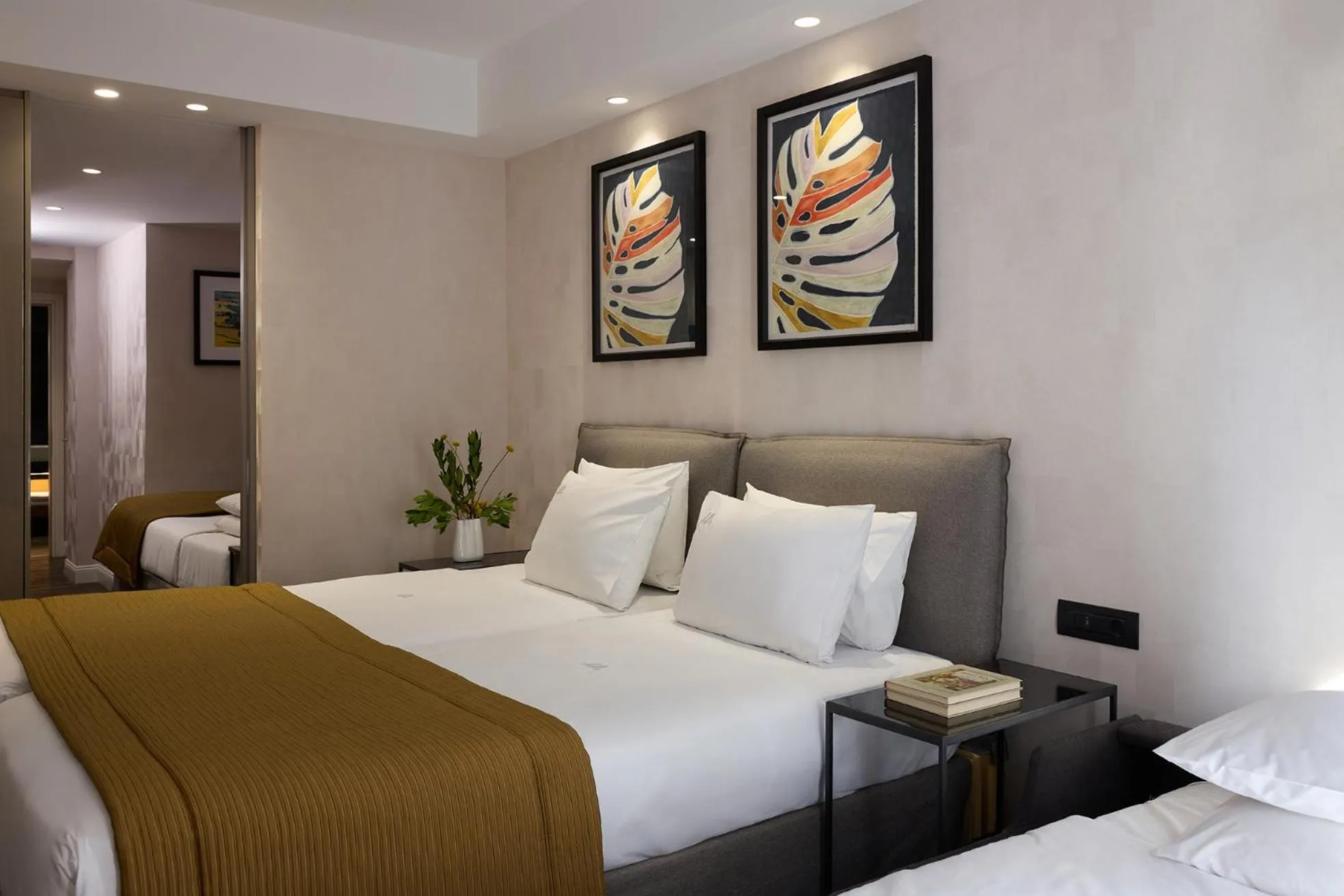 Bed in Astor Hotel Athens