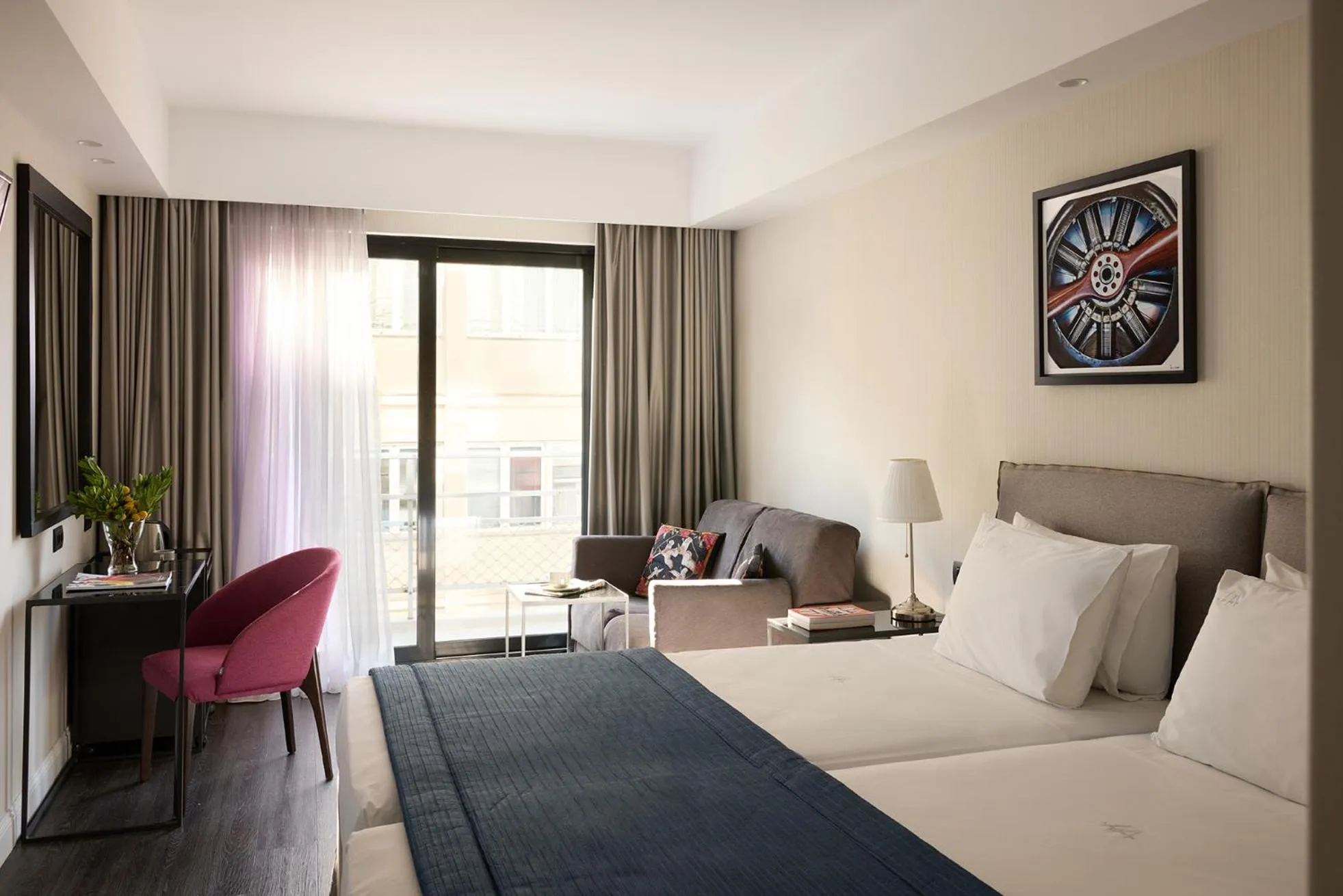 Bed in Astor Hotel Athens