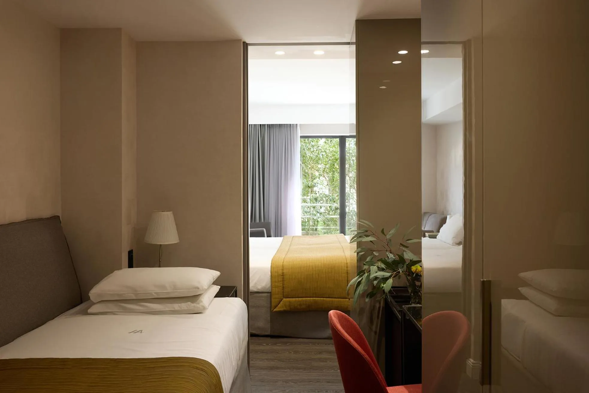 Bed in Astor Hotel Athens