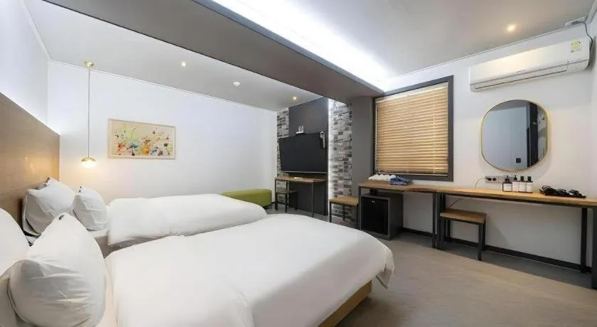 Bed in No 25 Hotel Songtan