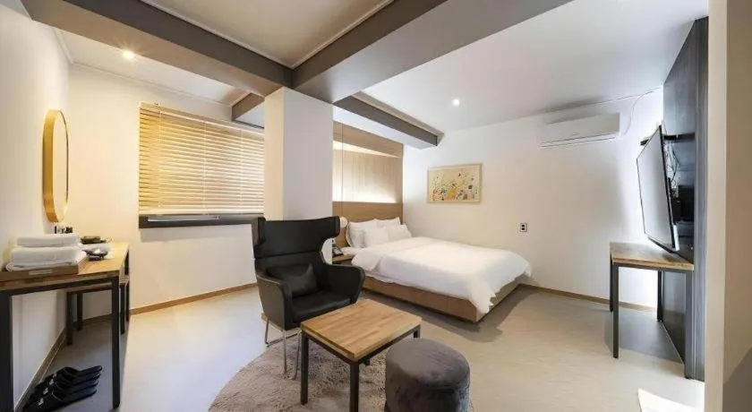 Bed in No 25 Hotel Songtan