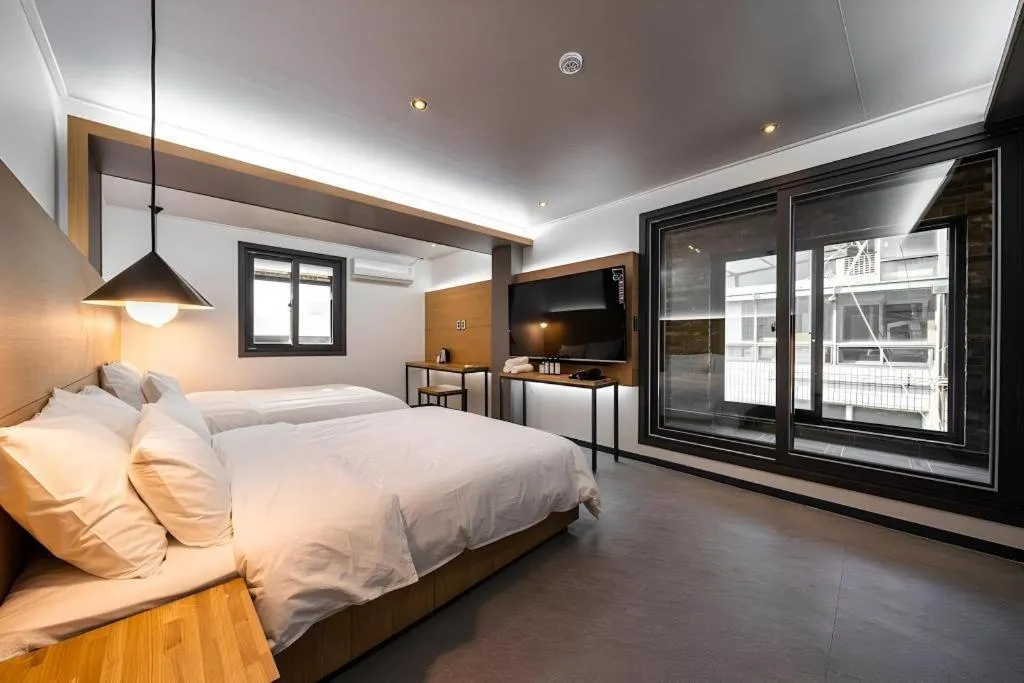 Bed in No 25 Hotel Songtan