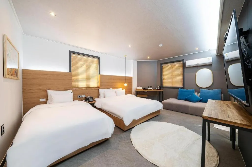 Bed in No 25 Hotel Songtan