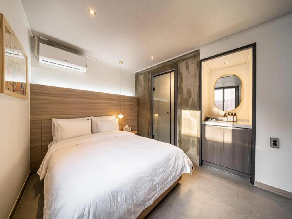 Bed in No 25 Hotel Songtan