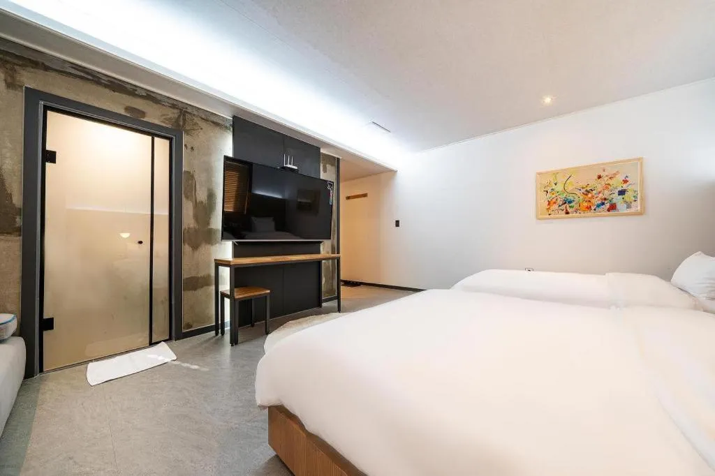 Bed in No 25 Hotel Songtan