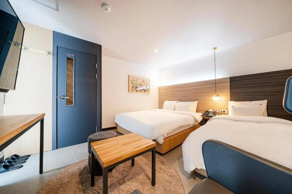 Bed in No 25 Hotel Songtan