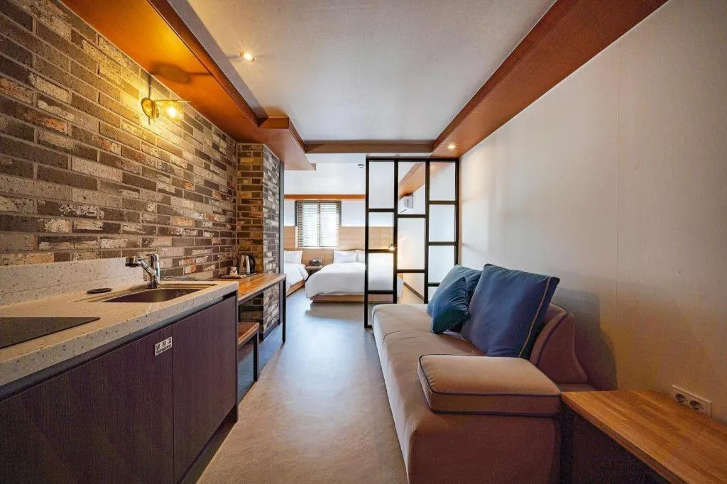 Bed in No 25 Hotel Songtan