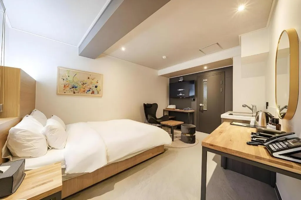 Bed in No 25 Hotel Songtan