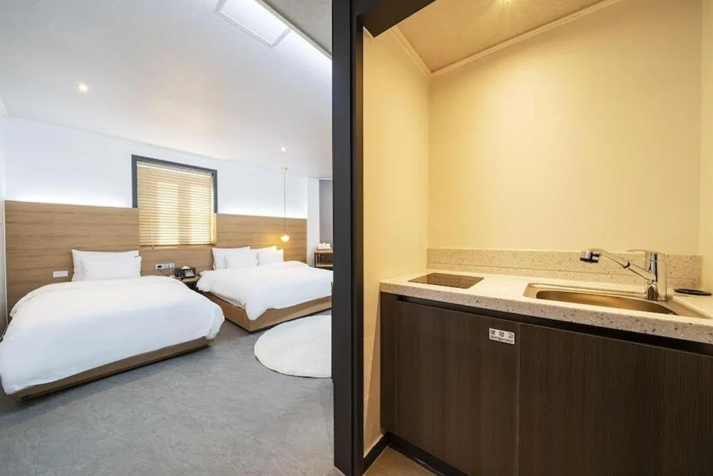 Bed in No 25 Hotel Songtan