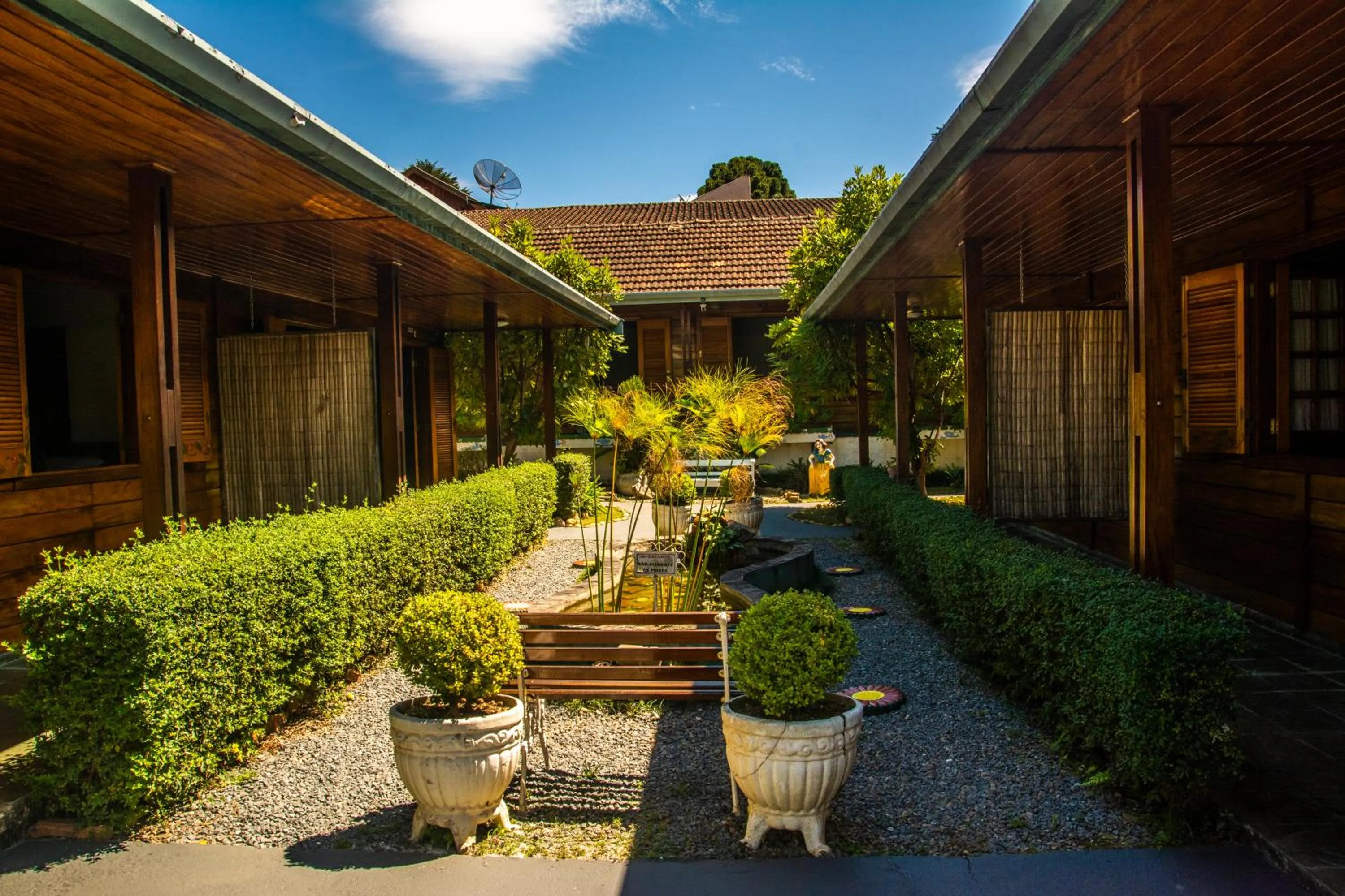 Patio in Pousada Recanto Ninho Verde Chalés