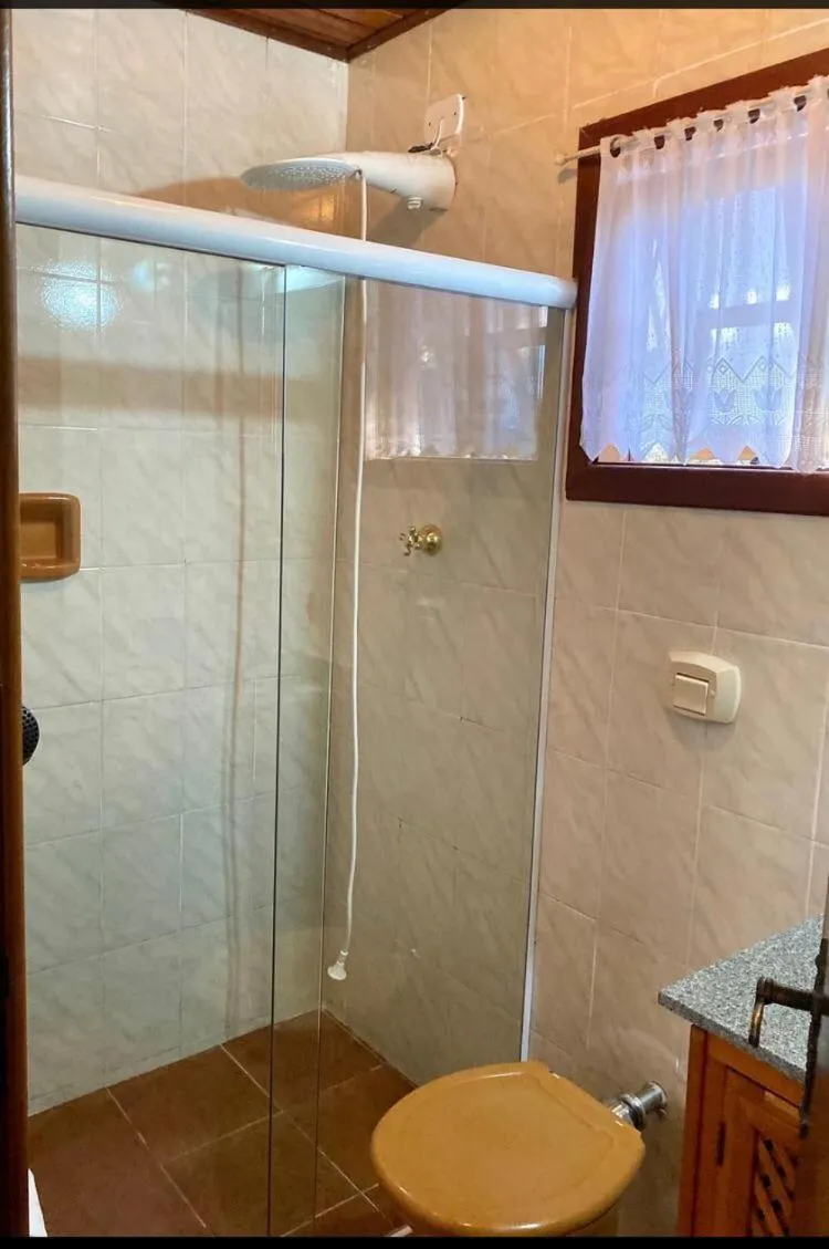 Bathroom in Pousada Recanto Ninho Verde Chalés