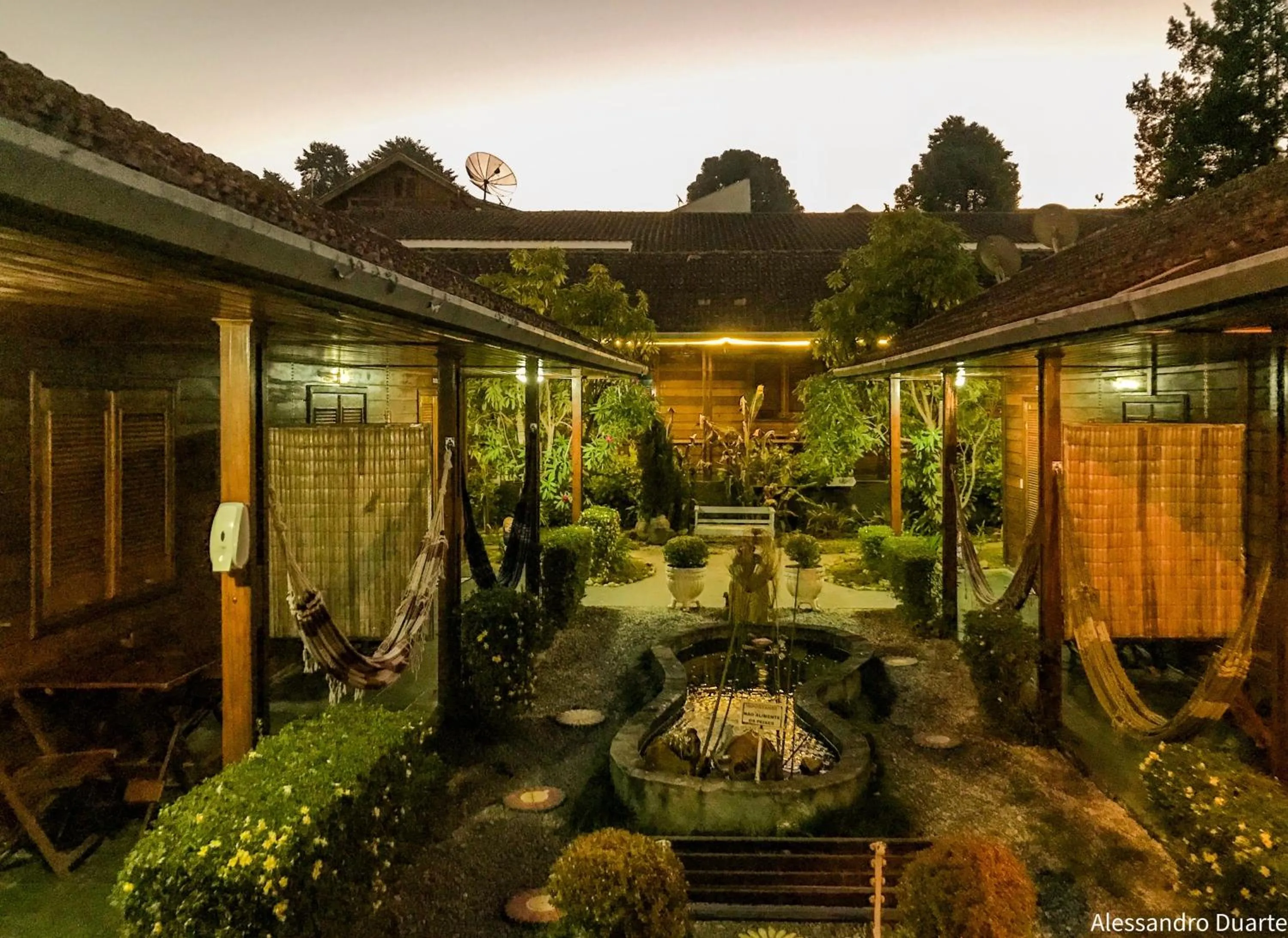 Patio in Pousada Recanto Ninho Verde Chalés