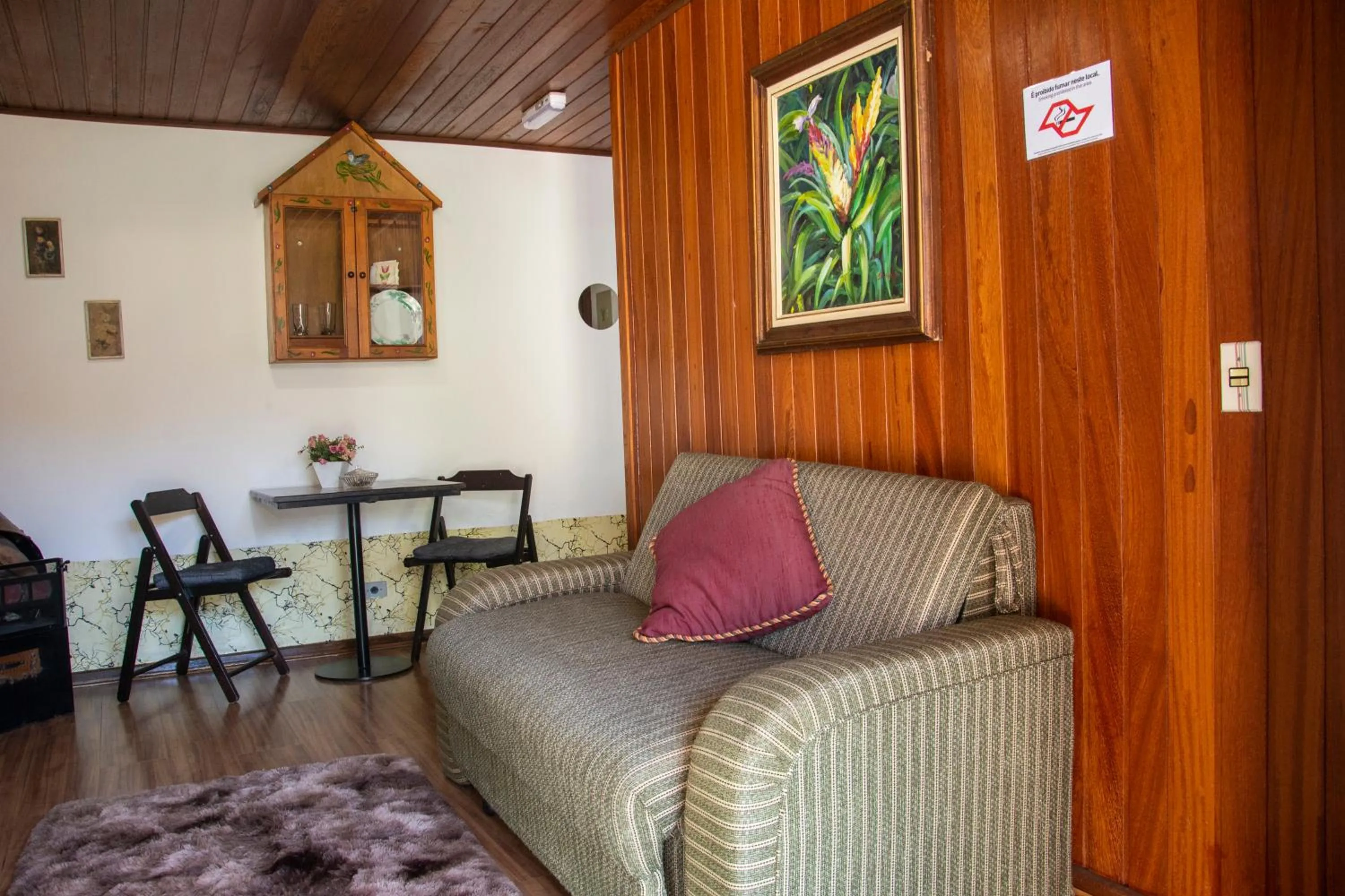 Living room in Pousada Recanto Ninho Verde Chalés