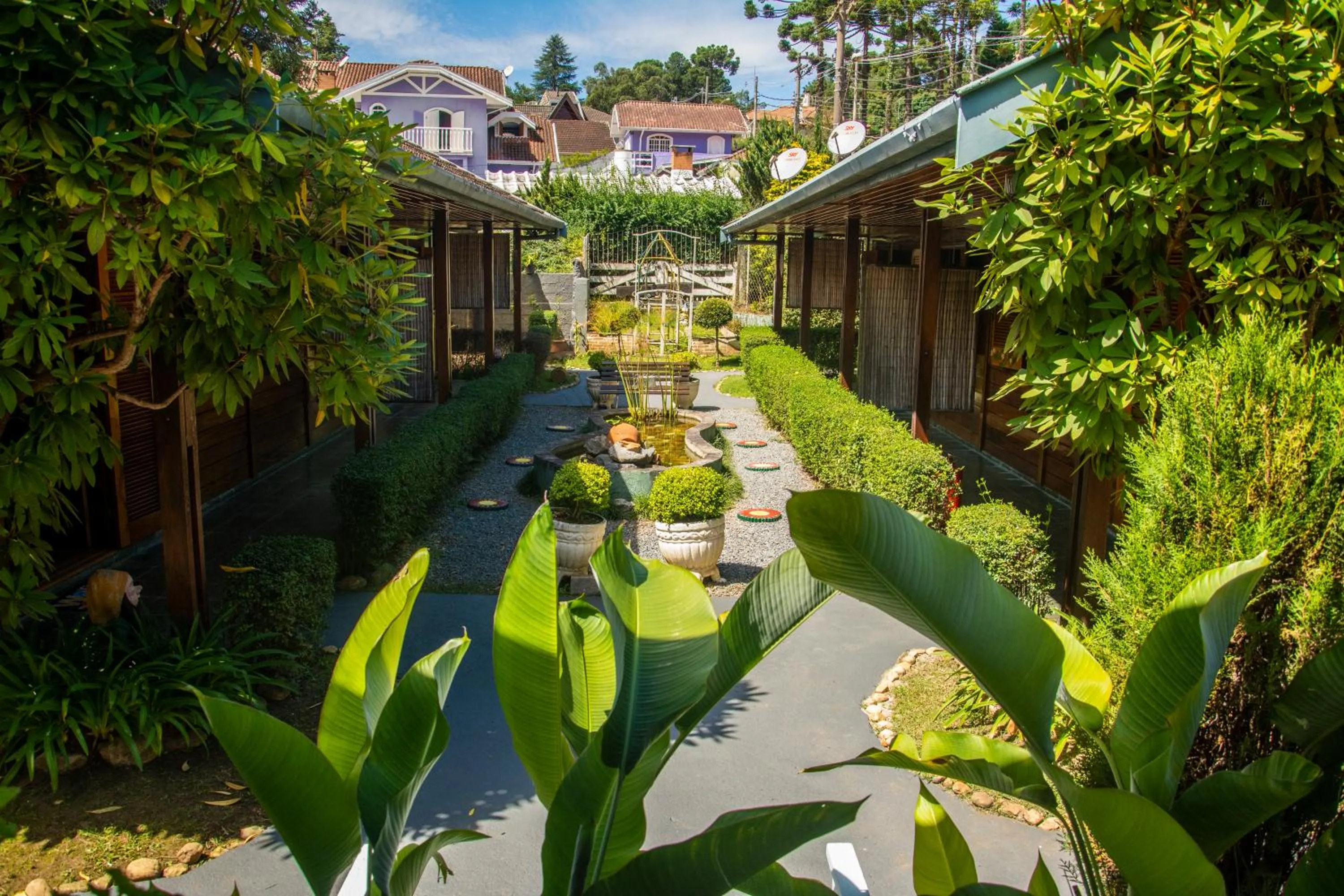 Garden in Pousada Recanto Ninho Verde Chalés