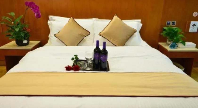 Bed in GreenTree Inn Qingdao Jiaozhou Jiaoping Road Express Hotel