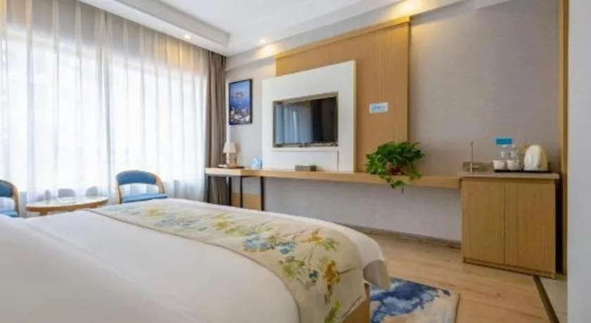 Bed in VX Dali Erhai Park Seascape Hotel