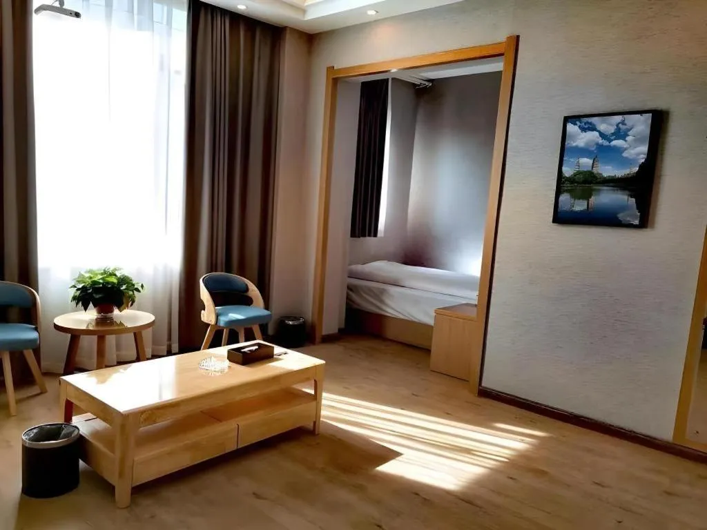 Bed in VX Dali Erhai Park Seascape Hotel