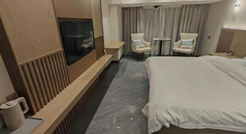 Bed in VX Dali Erhai Park Seascape Hotel