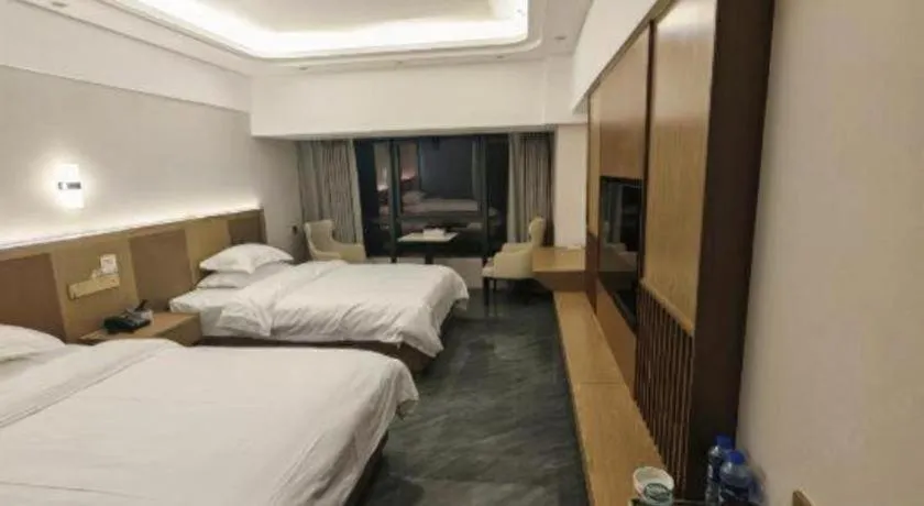 Bed in VX Dali Erhai Park Seascape Hotel