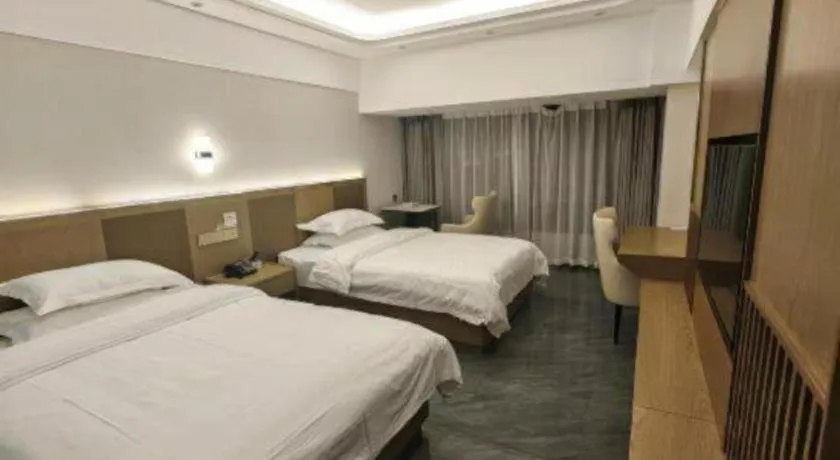 Bed in VX Dali Erhai Park Seascape Hotel