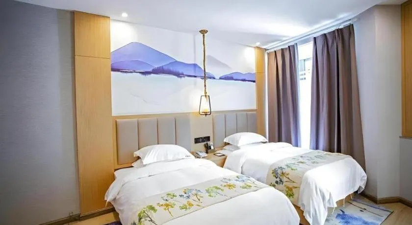 Bed in VX Dali Erhai Park Seascape Hotel