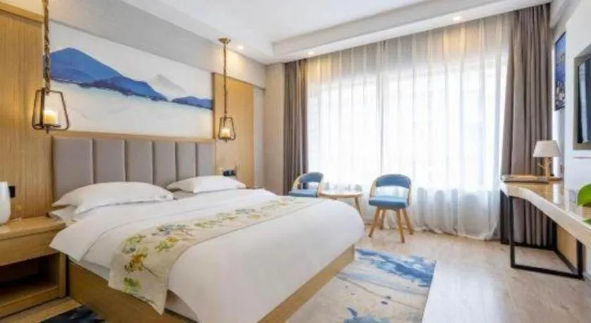 Bed in VX Dali Erhai Park Seascape Hotel