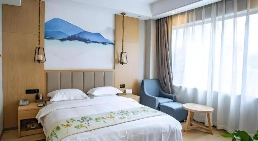 Bed in VX Dali Erhai Park Seascape Hotel