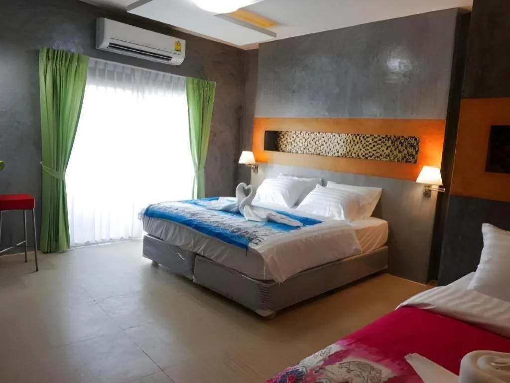 Bed in Saikaew Boutique Hotel