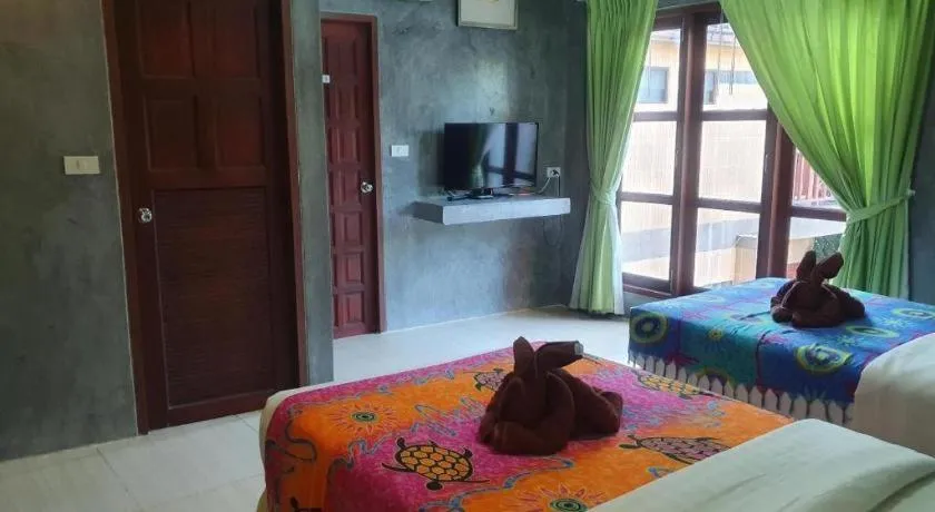 Bed in Saikaew Boutique Hotel