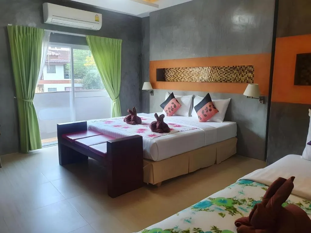 Bed in Saikaew Boutique Hotel