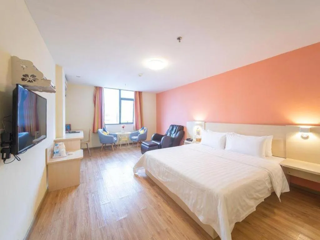 Bed in 7 Days Inn Huizhou Daya Bay Wanda Plaza
