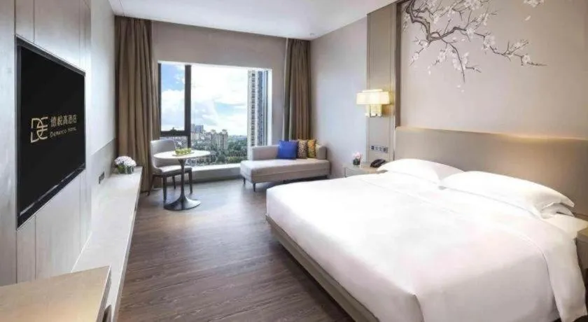 Bed in Derayco Hotel Foshan
