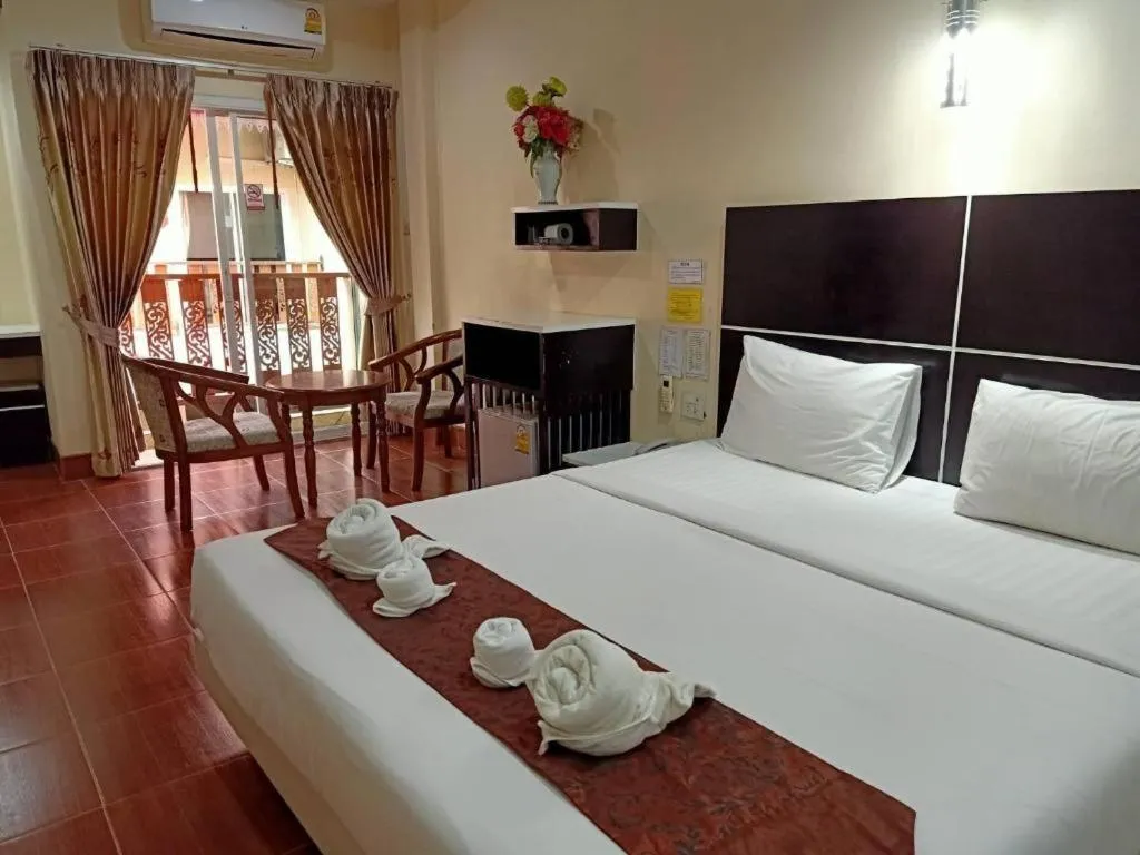 Bed in V.hotel & resort