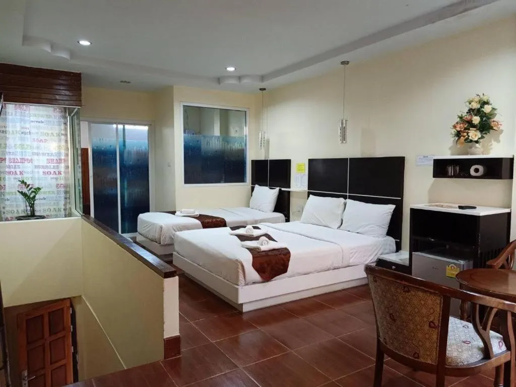 Bed in V.hotel & resort