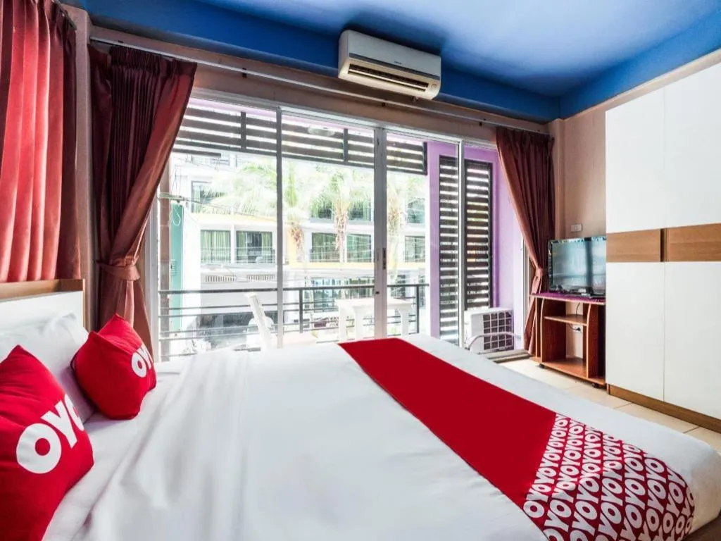 Bed in OYO 826 Cozy Rooms