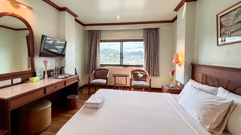 Bed in Sri Betong Hotel