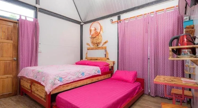 Bed in Red Bike resort