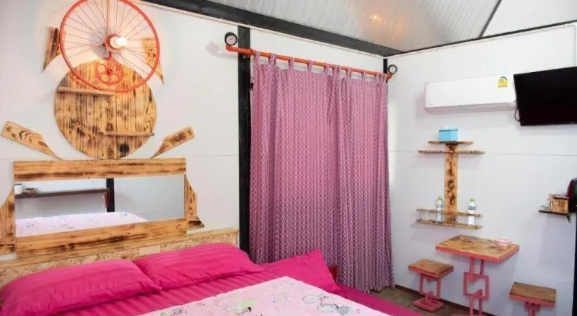 Bed in Red Bike resort