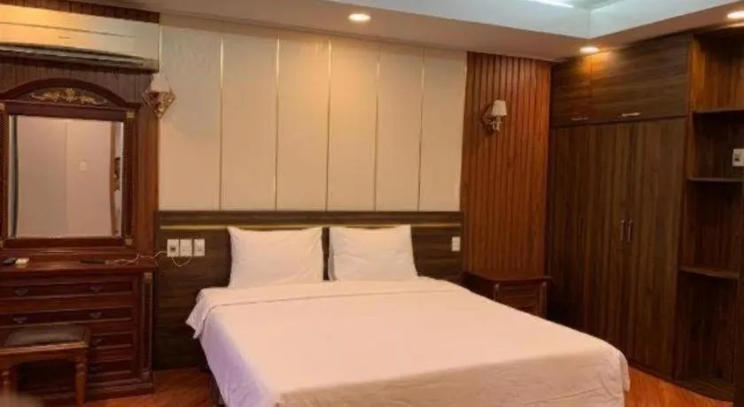 Bed in Hon Ngu Hotel Cua Lo Beach