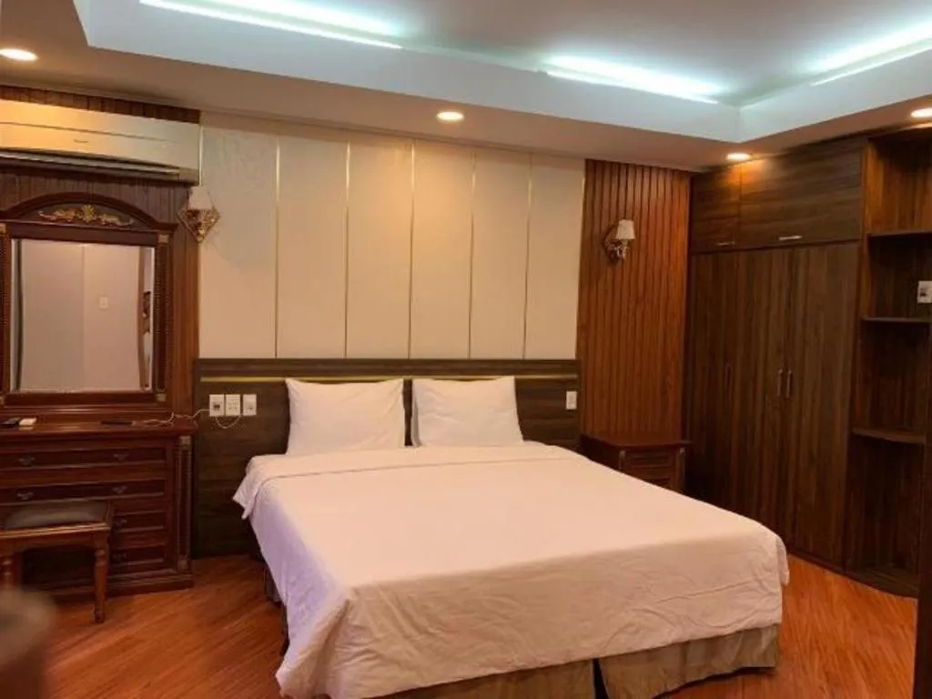 Bed in Hon Ngu Hotel Cua Lo Beach