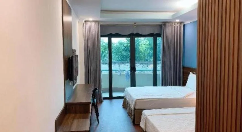 Bed in Hon Ngu Hotel Cua Lo Beach