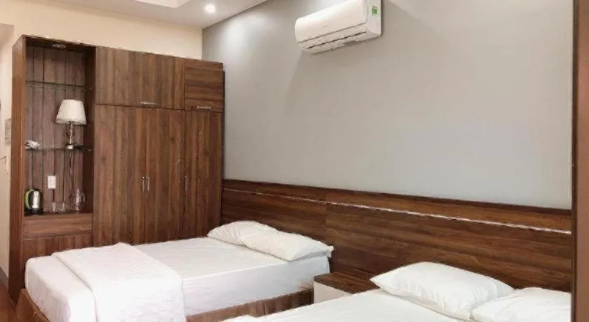 Bed in Hon Ngu Hotel Cua Lo Beach