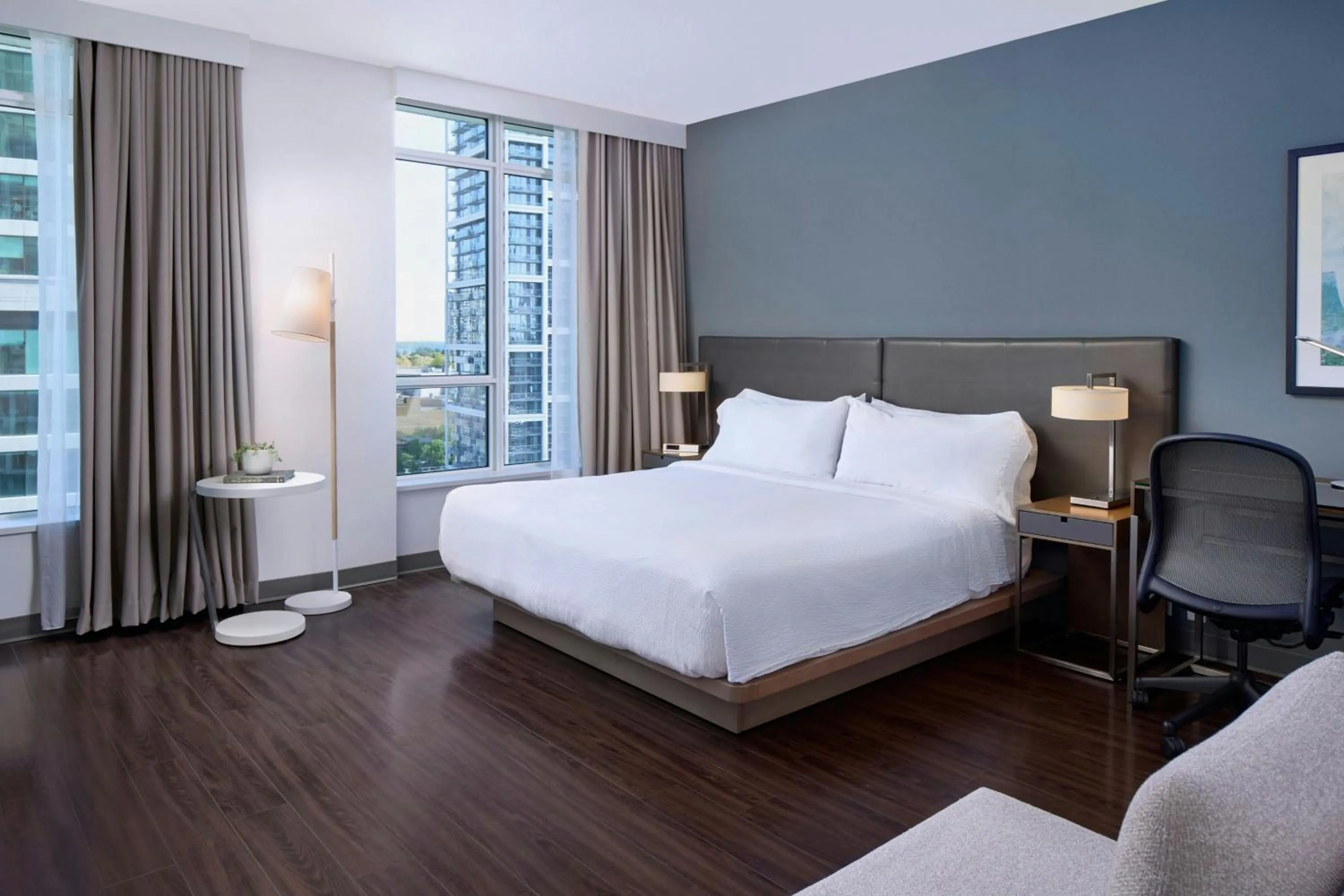 Photo of the whole room, Bed in Element by Westin Vancouver Metrotown