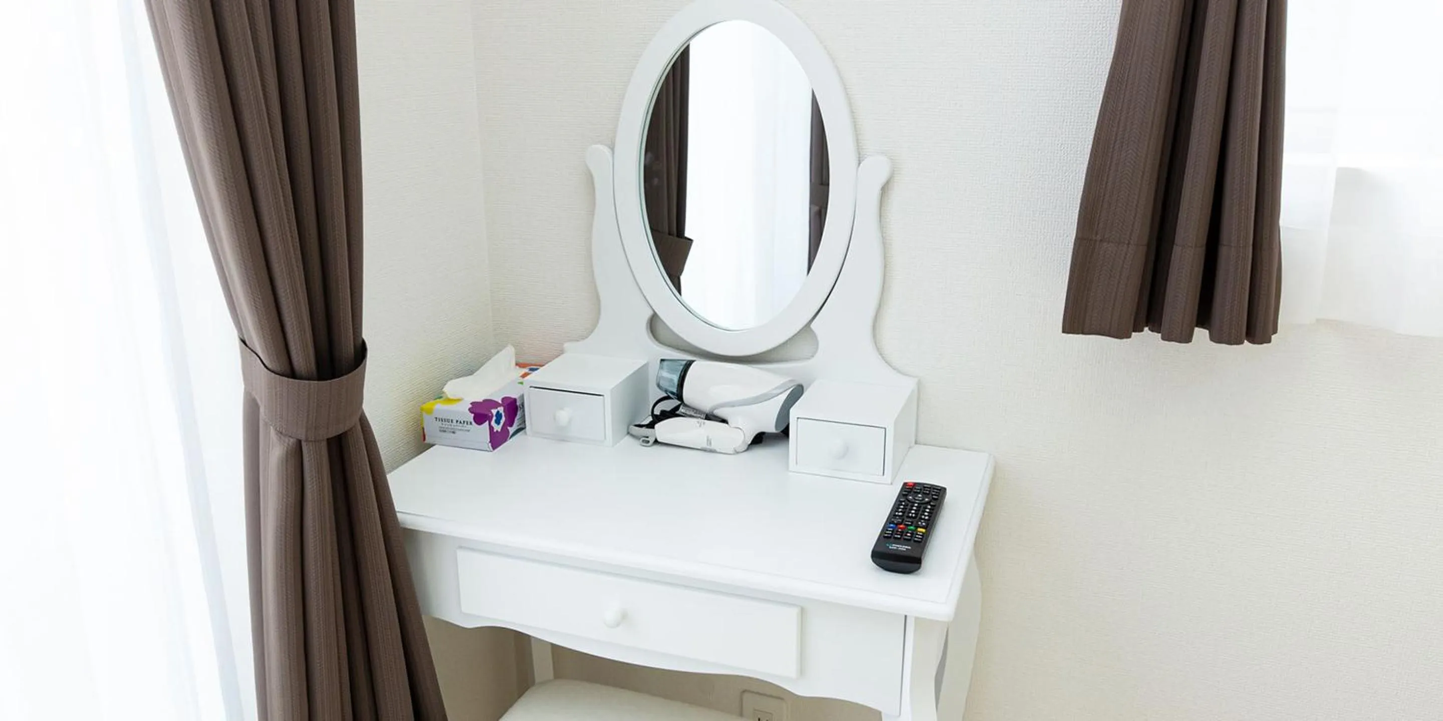 Seating area in Kinugawa Station Front