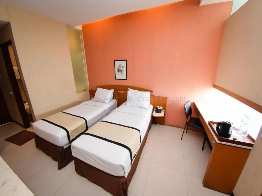 Bed in Hotel Nyland Pasteur Bandung