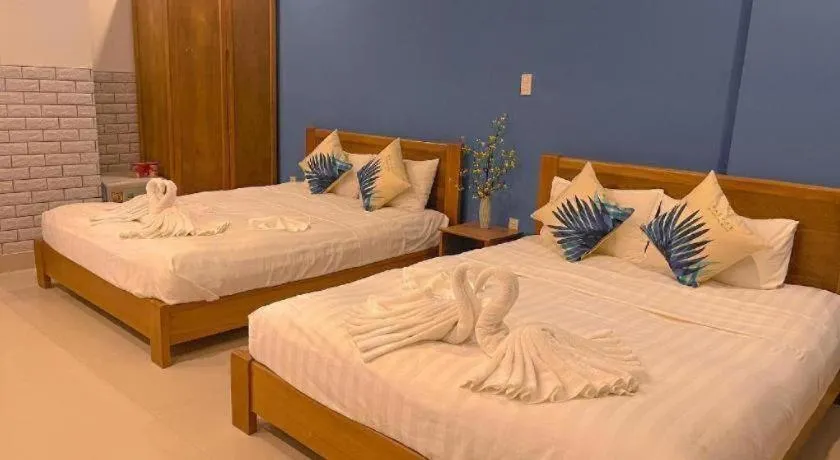 Bed in LAN ANH BOUTIQUE MOTEL