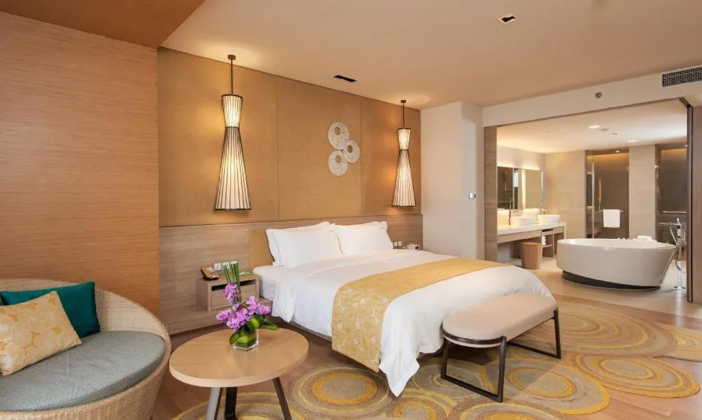 Bed in Wulan Resort Hainan ClearWater Bay