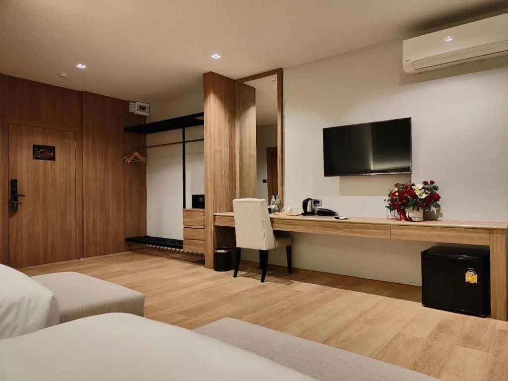 Bed in Butterfly Hotel Betong